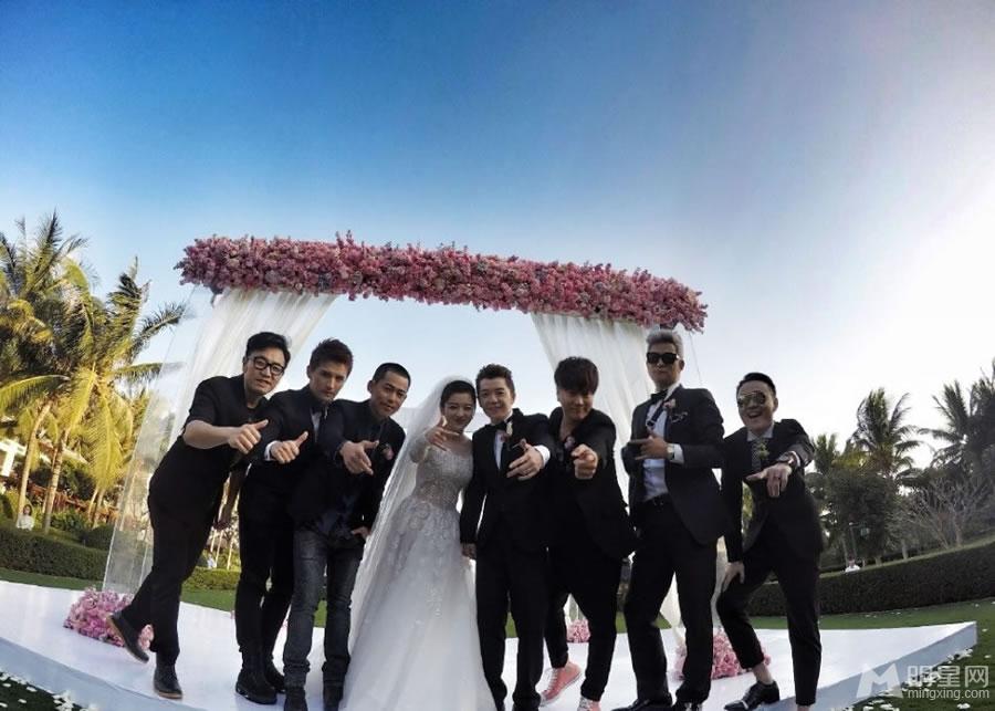 王栎鑫婚礼全套组图快男伴郎团抢镜_图-23