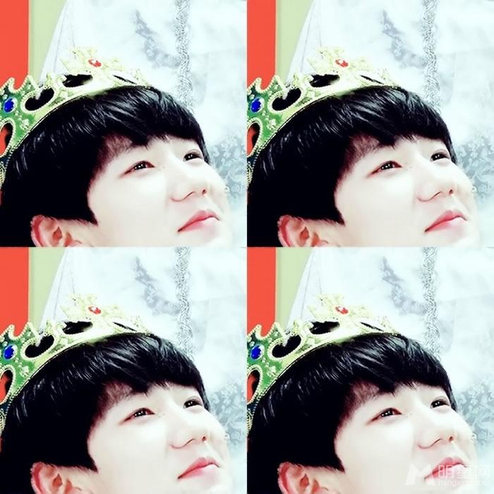 TFBOYS王源卖萌四格照片_图-4