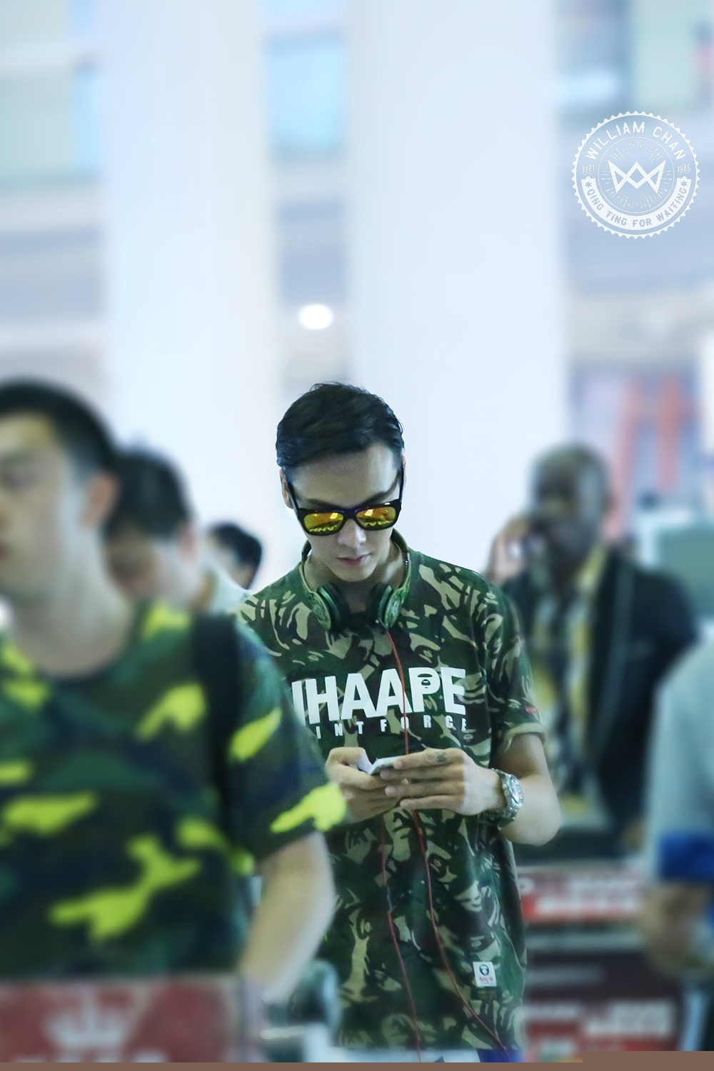 陈伟霆机场接送机照合集帅气机场着装_图-2