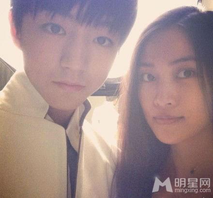 TFBOYS和陈漫合照卖萌可爱_图-3