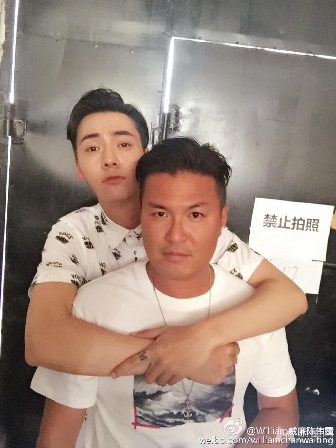 陈伟霆微博自拍2015年5月合集童年照加马尾祝母亲节快乐_图-1