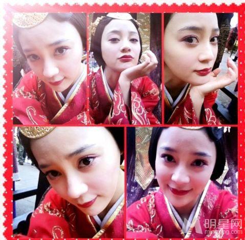 《王的女人》袁姗姗陈乔恩搞怪自拍_图-8