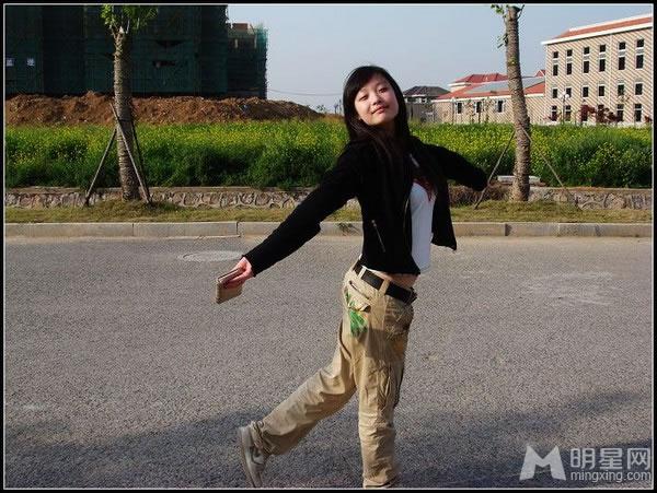 倪妮高中大学私照清纯素颜青春活力四射_图-12