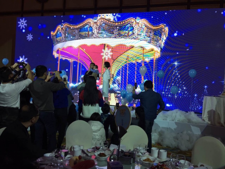 汪涵儿子小沐沐一周岁生日会现场照曝光_图-6