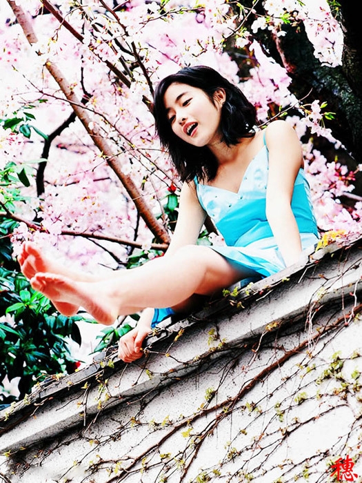 日本厚嘴唇美女石原里美清纯旧照少女风情_图-16