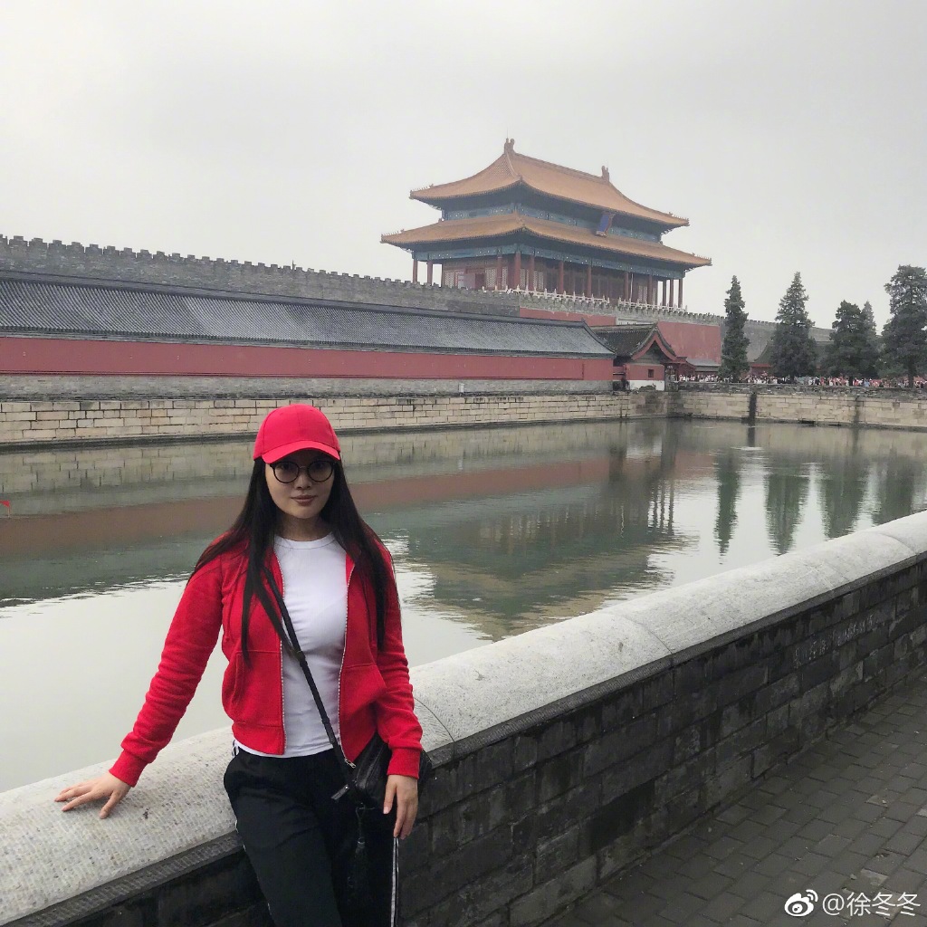 徐冬冬素颜游北京_图-4