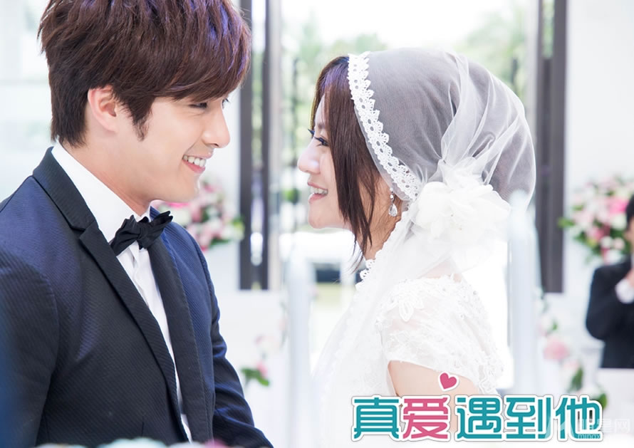 真爱遇到他浪漫剧照安以轩披婚纱显娇羞_图-1