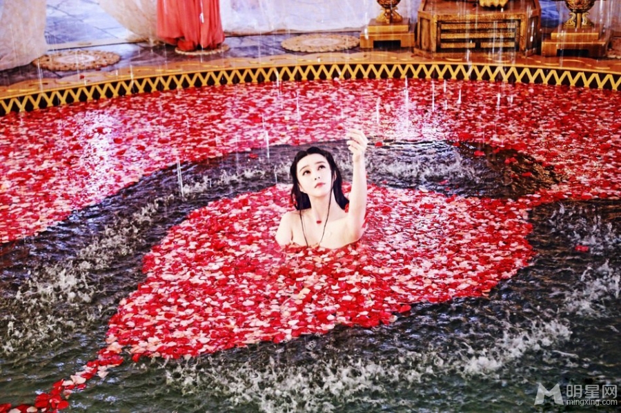 范冰冰袁姗姗浴照对比蛋花汤与美人出浴_图-2