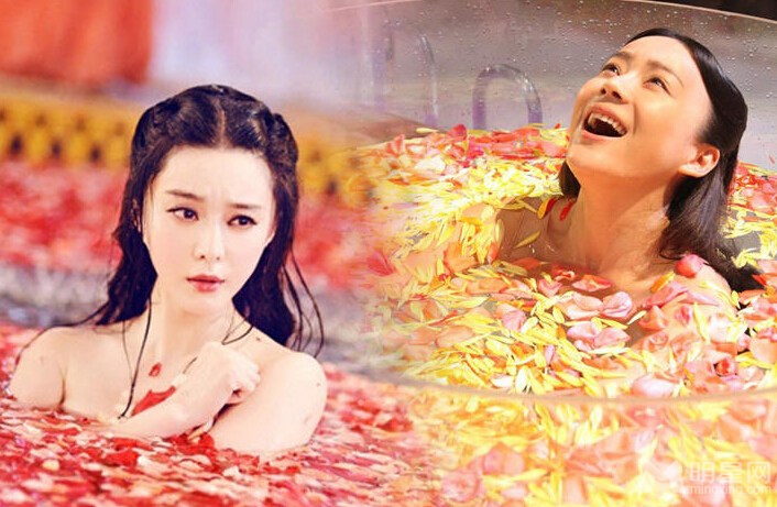 范冰冰袁姗姗浴照对比蛋花汤与美人出浴_图-3