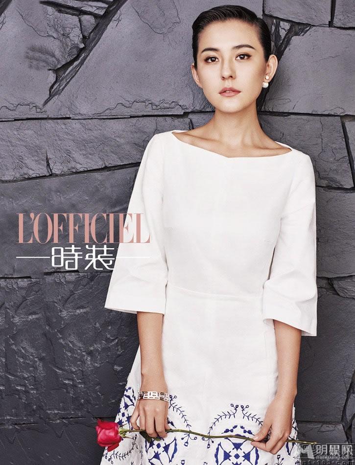 热依扎时尚大片率性短发展中性魅力_图-1