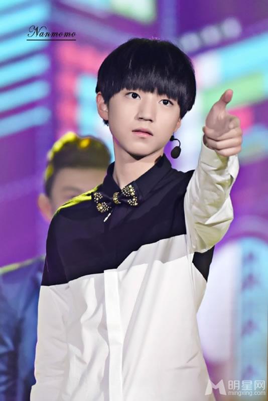 TFBOYS王俊凯《快乐大本营》现场_图-4