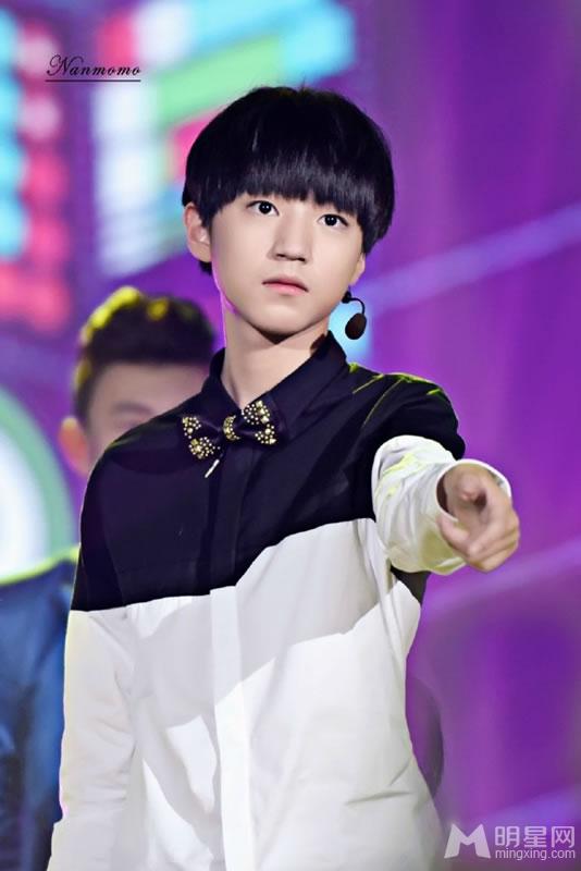 TFBOYS王俊凯《快乐大本营》现场_图-5