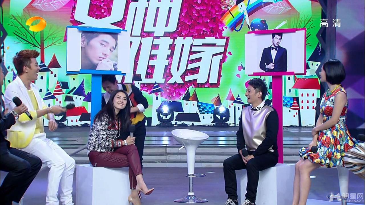 《咱们结婚吧》剧组高圆圆黄海波等做客快乐大本营_图-29