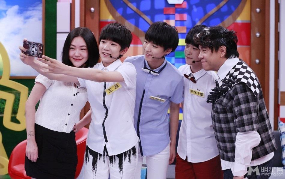 TFBOYS台湾录制节目照曝光遭陈汉典模仿_图-4