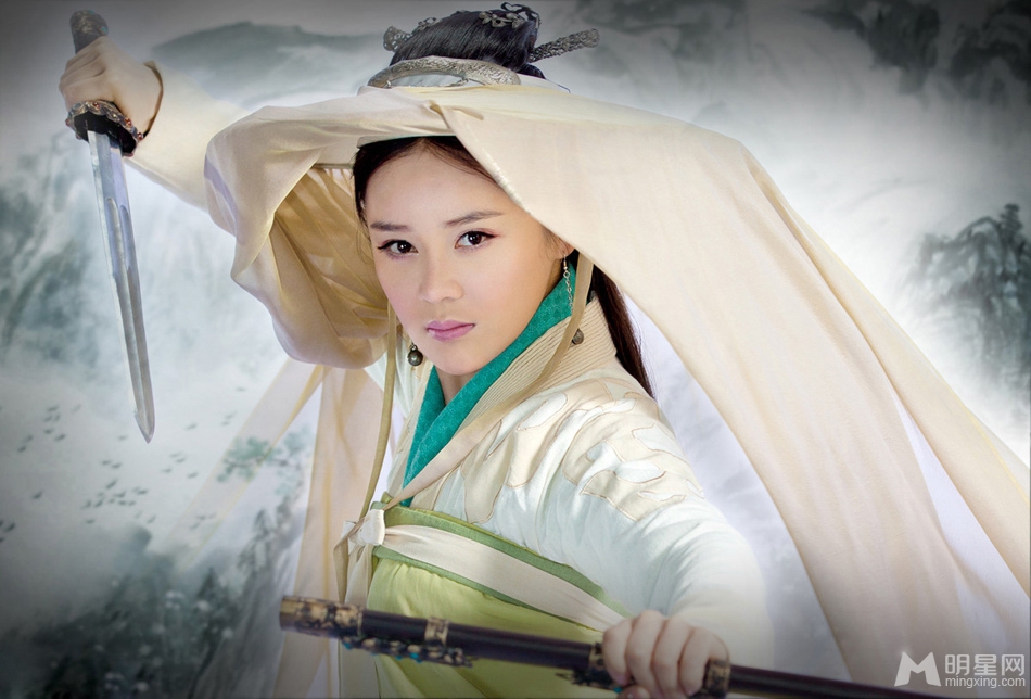 袁姗姗笑傲江湖饰演魔教圣女任盈盈_图-3