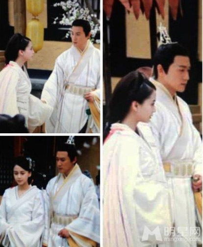 Angelababy杜淳主演的云中歌拍摄花絮照_图-5
