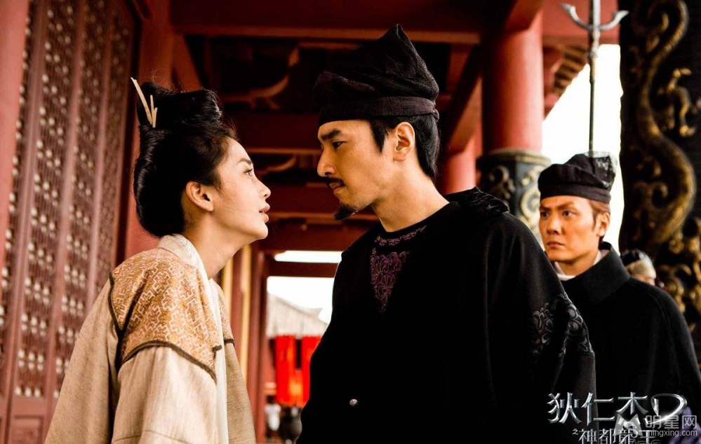 狄仁杰之神都龙王曝新照Angelababy性感露香肩_图-6