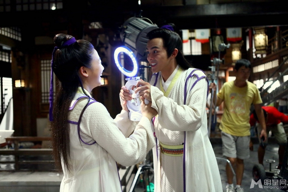 探班犀利仁师吴奇隆刘诗诗现场欢乐斗_图-29