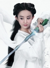 赵丽颖花千骨定妆照曝光造型百变还原度高